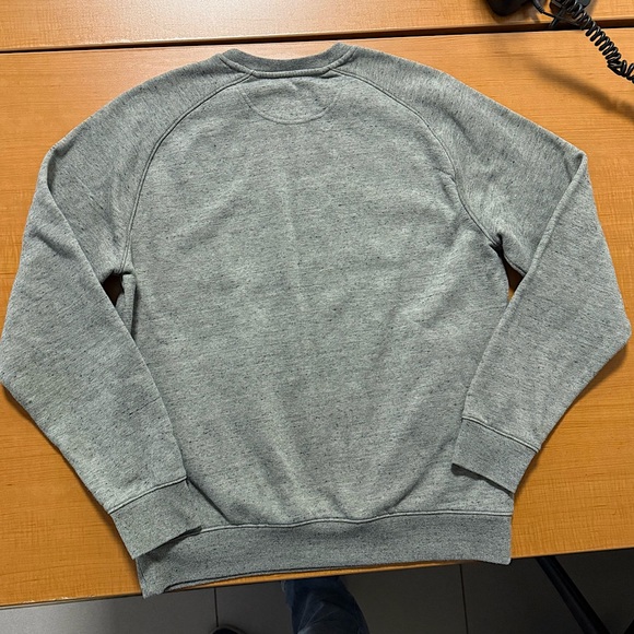 VRST Crew Sweatshirt Large Heather Earl Grey/ Pure Black - Picture 2 of 4